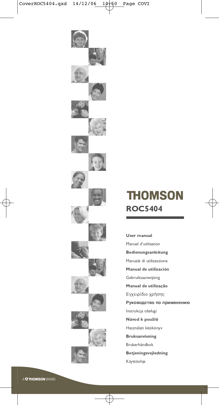 THOMSON ROC 5404 User Manual