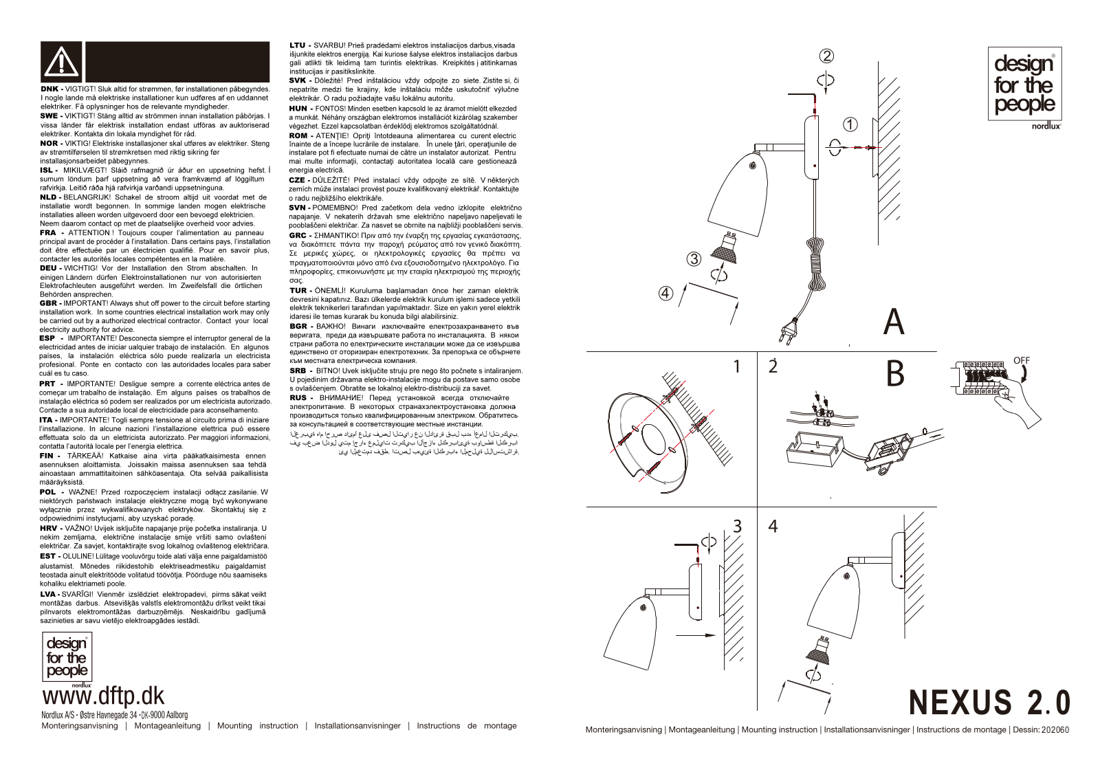 Nordlux KITCHENIO Assembly instructions