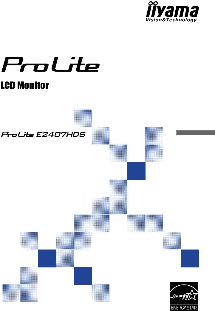 Iiyama PROLITE E2407HDS Manual