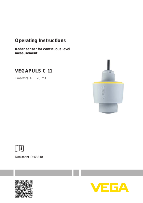 Vega Vegapuls C Operating Instructions