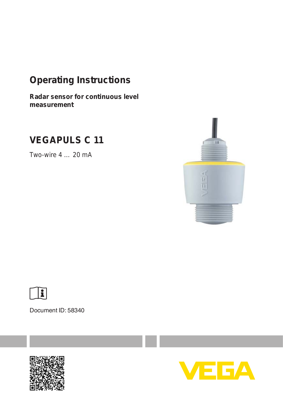 Vega Vegapuls C 11 Operating Instructions