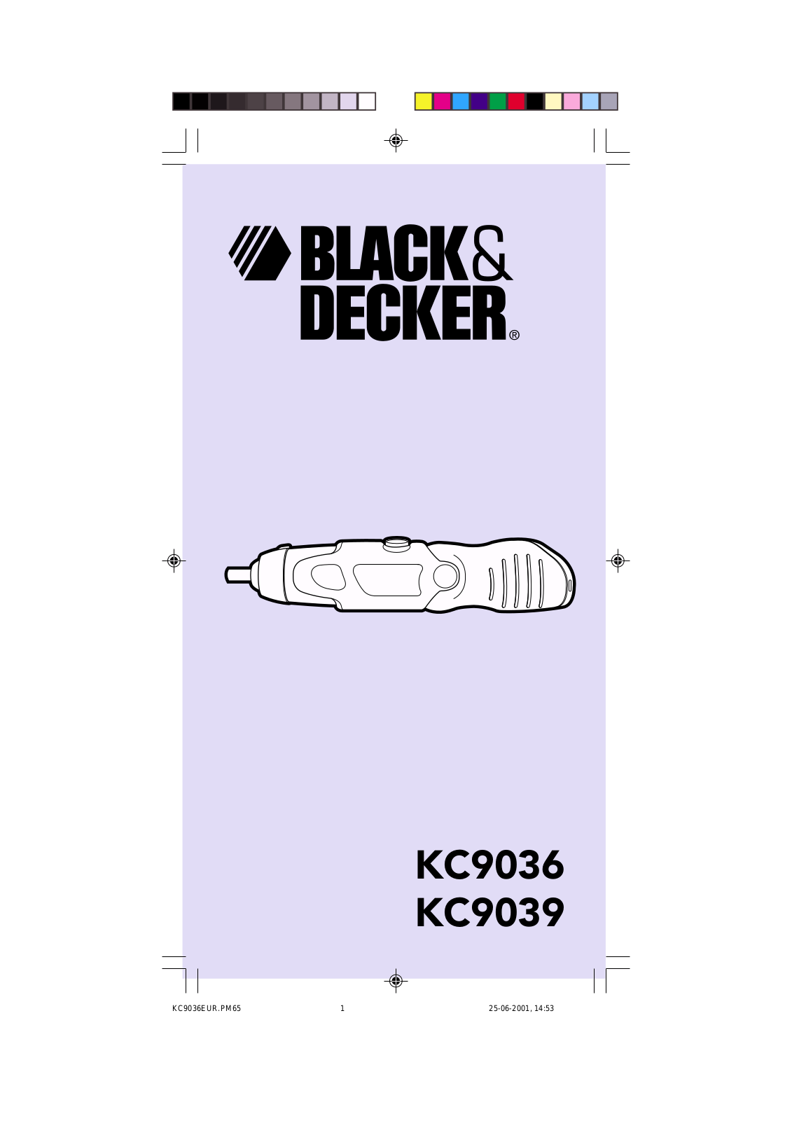 Black & Decker KC9036, KC9039 User Manual
