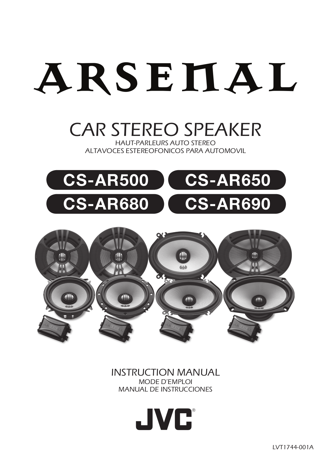 JVC CS-AR500 User Manual