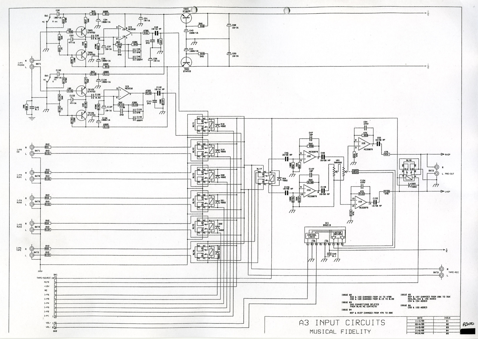 Musical Fidelity A3 Schematic - ManualMachine.com