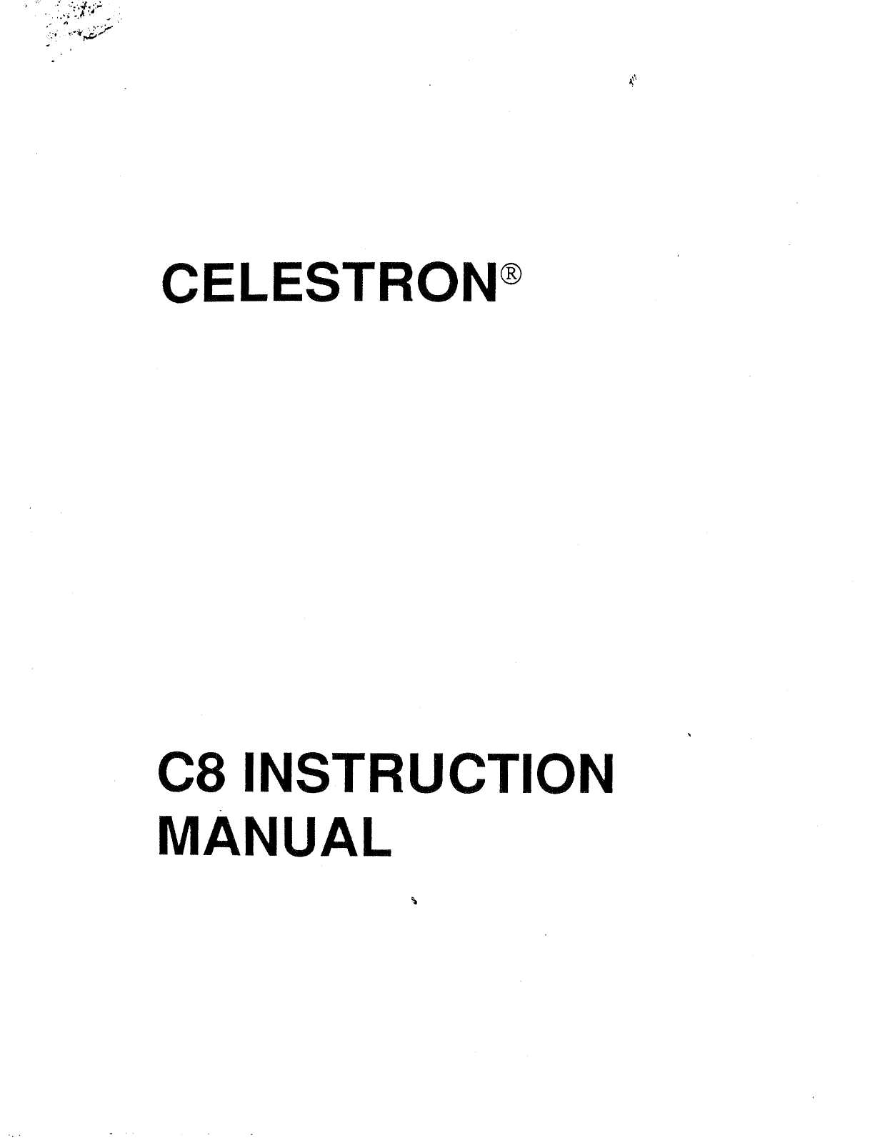 Celestron C8 User Manual