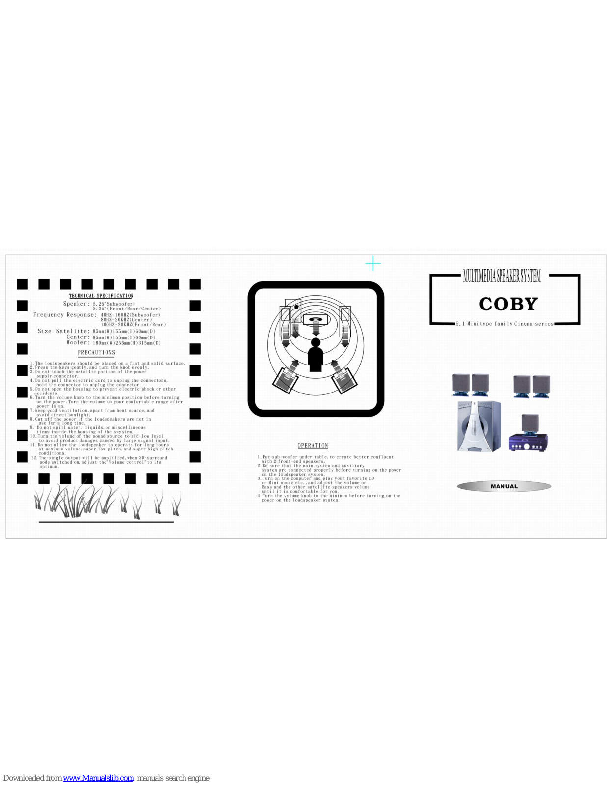 Coby CSP92 User Manual