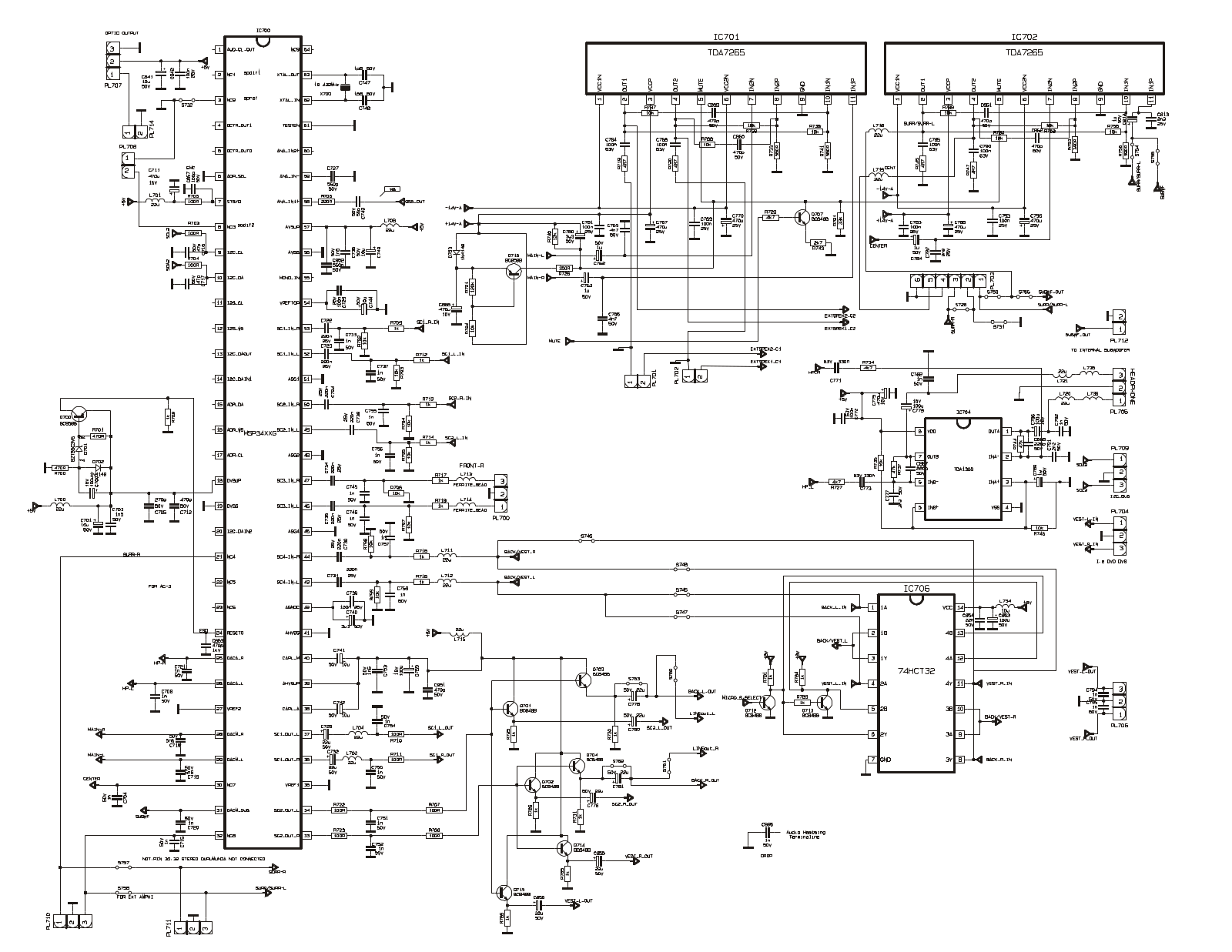 VESTEL AK33 Schematics audio