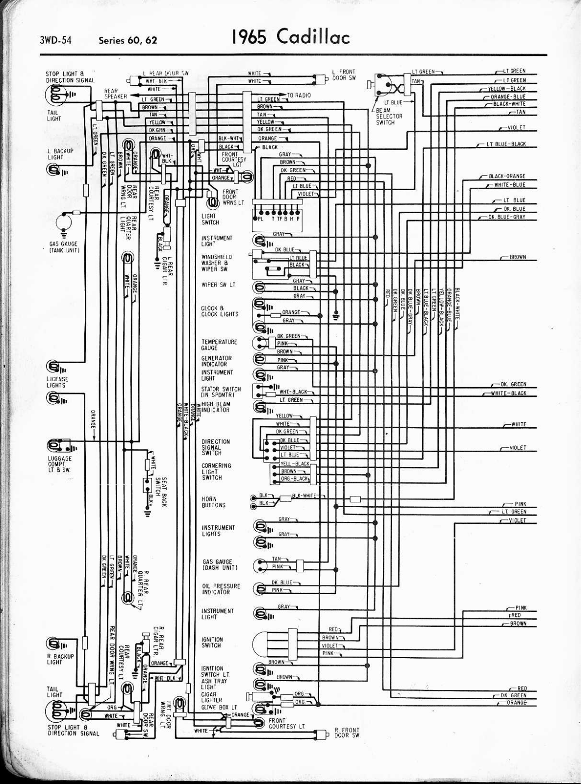 Cadillac 1965   6062 schematic