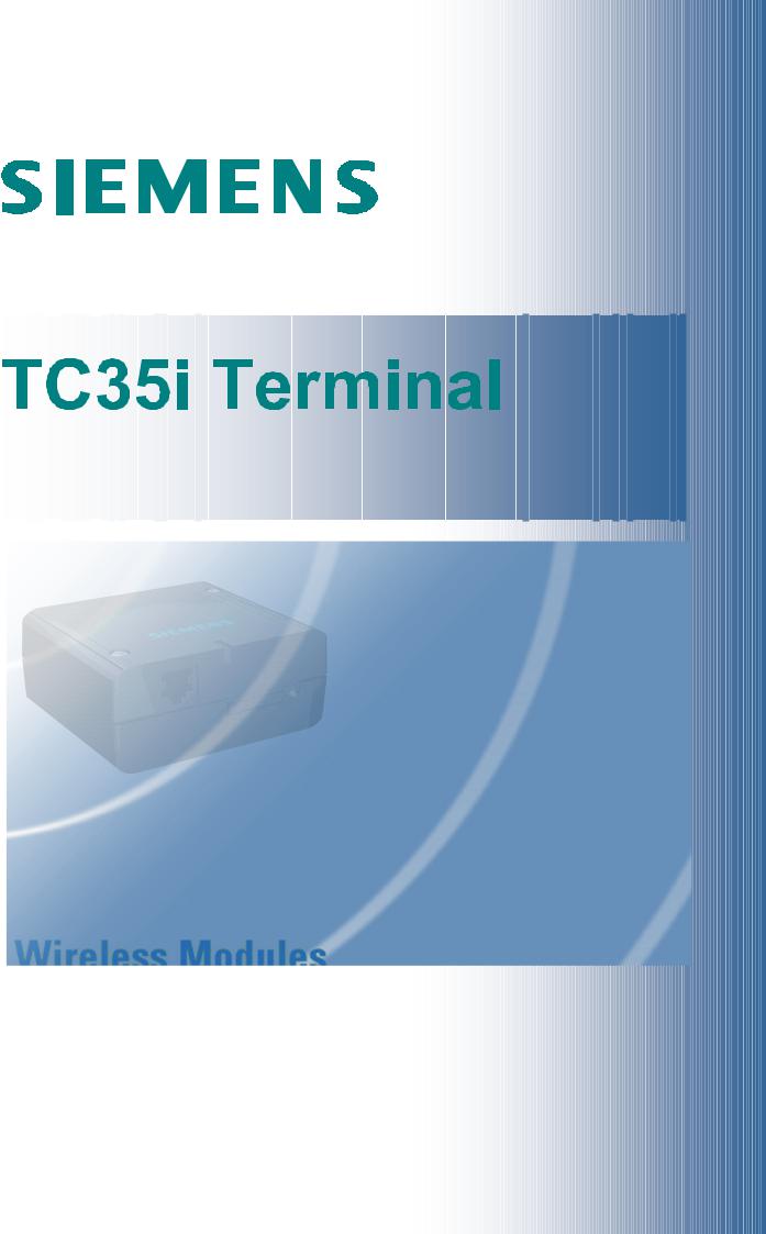 Siemens TC35i User Manual