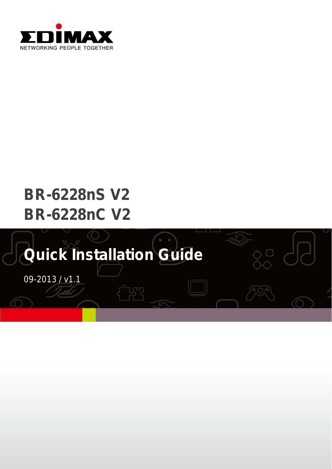 Edimax BR-6228nS V2, BR-6228nC V2 Quick Install Guide