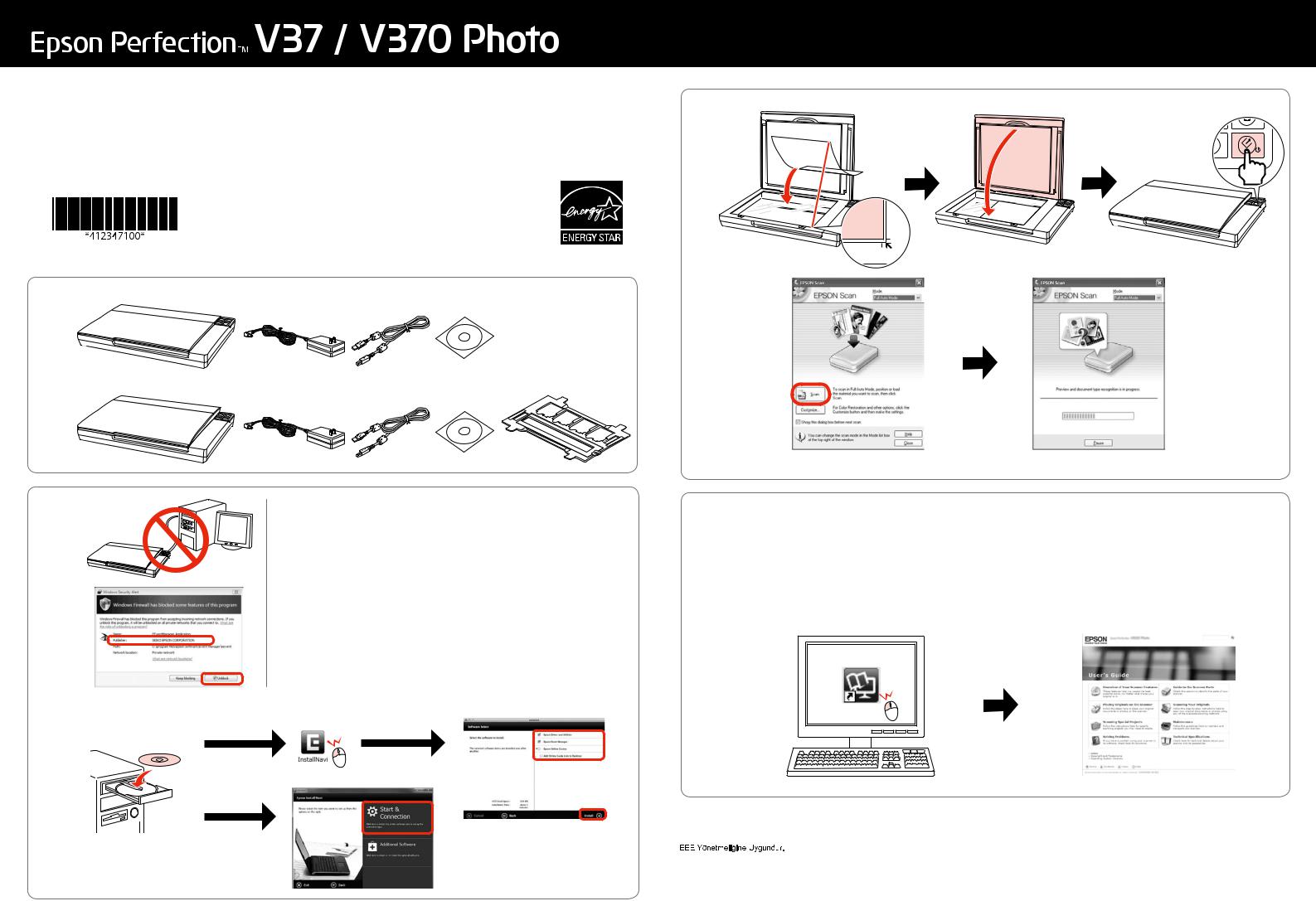 EPSON V370 User Manual
