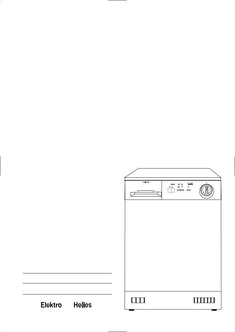 Elektro helios TK7540 User Manual