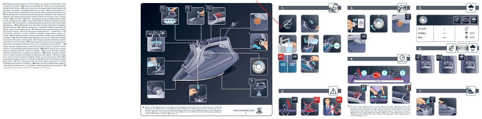 ROWENTA DW4210D1 User Manual