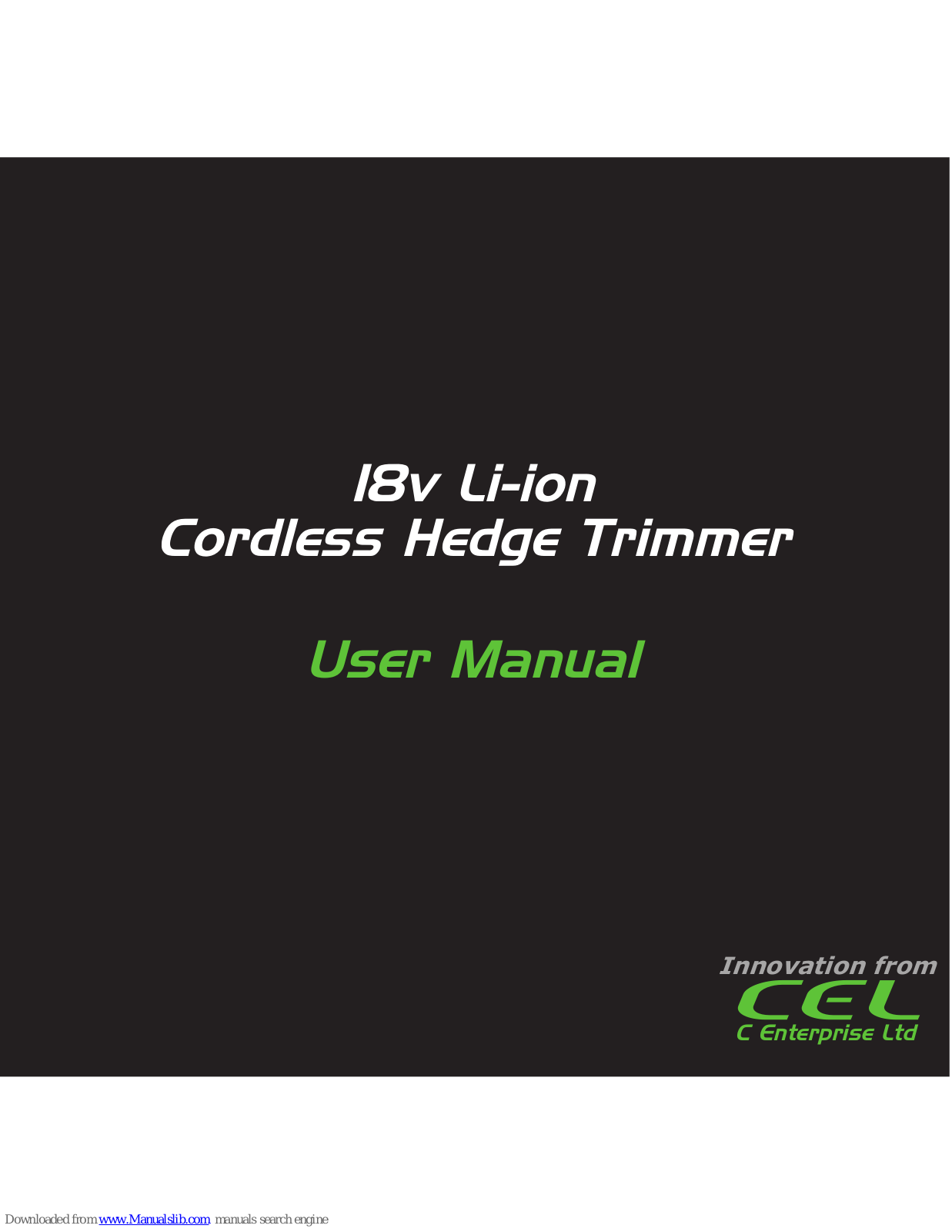 CEL HT1 User Manual - ManualMachine.com