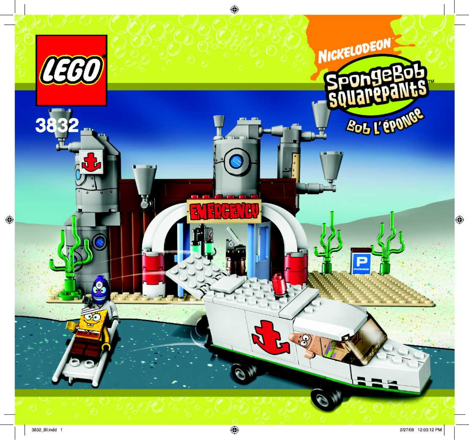 LEGO 3832 Instructions