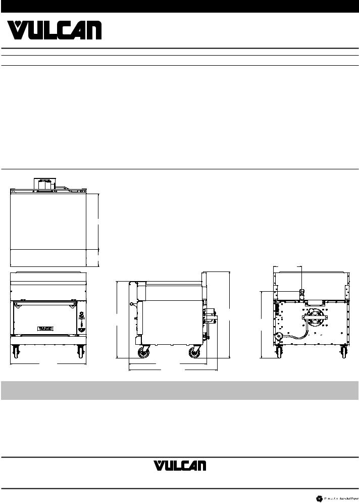 Vulcan Hart VWT36C General Manual