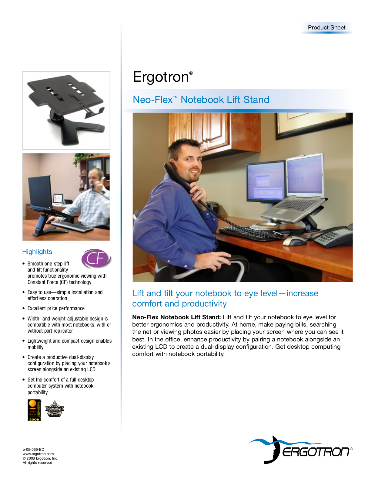 Ergotron 33-334-085 User Manual