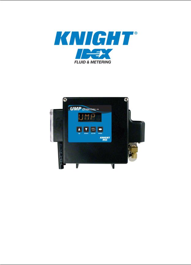 Knight Equipment UMP-200 Installation  Manual