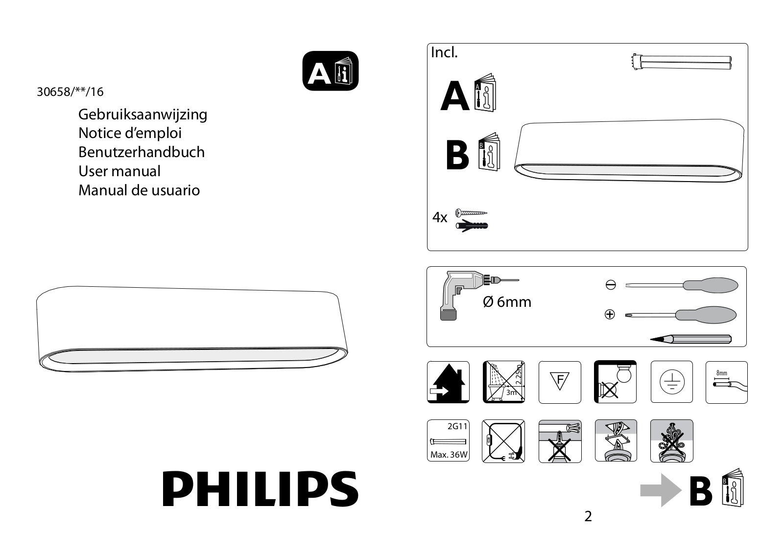 Philips 30658-31-16 User Manual