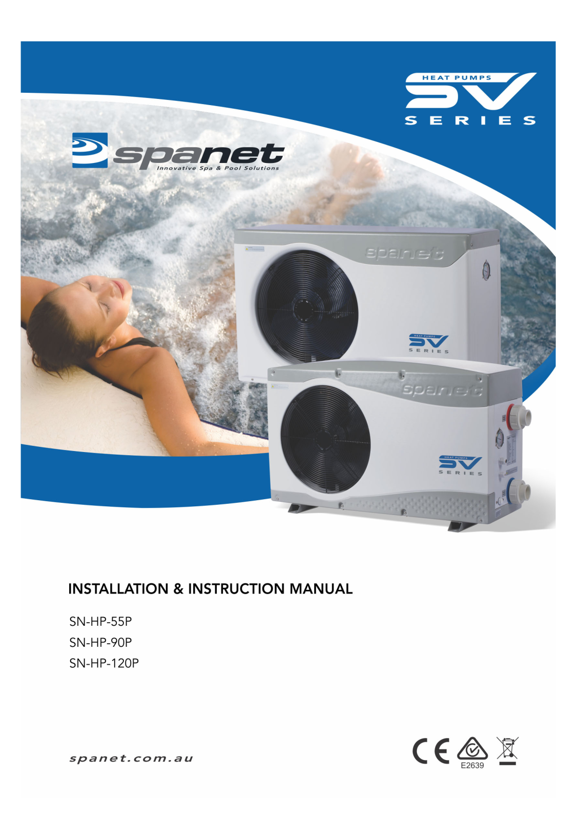 Spanet SN-HP-90P, SN-HP-120P, SN-HP-55P User Manual - ManualMachine.com