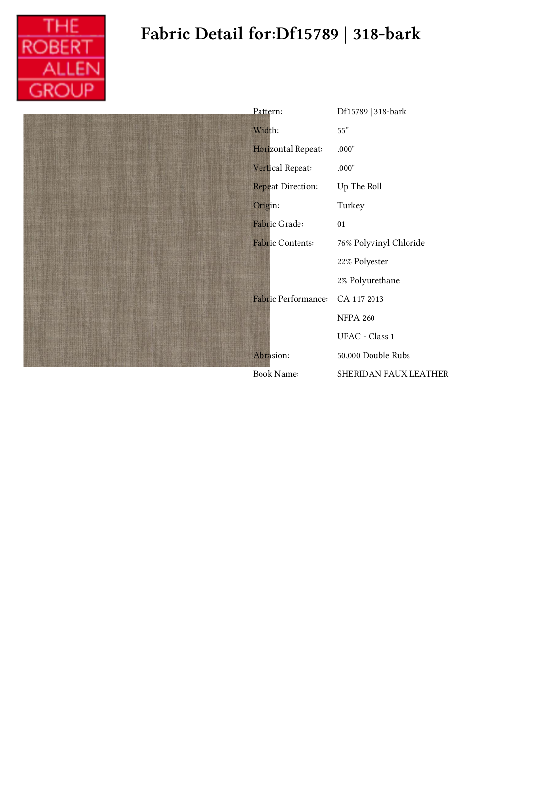 Duralee CRAL4593 Specifications - ManualMachine.com