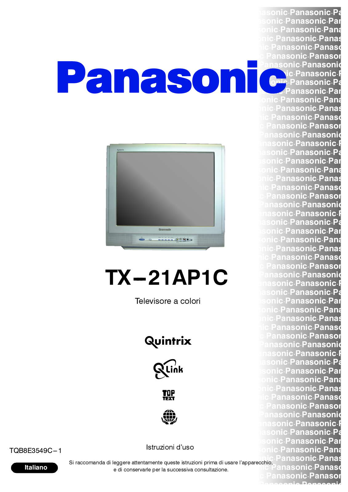 PANASONIC TX-21AP1C User Manual