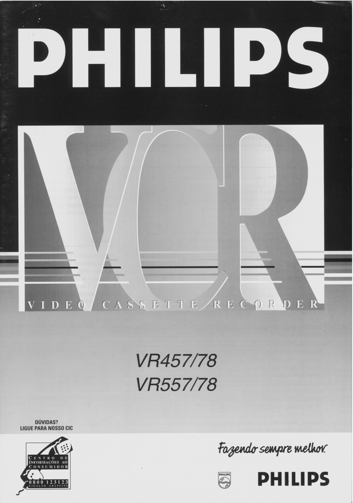 Philips VR457/13, VR457/07, VR457/03 User Manual