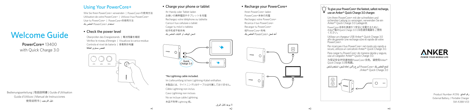 Anker A1316H11 Quick Guide