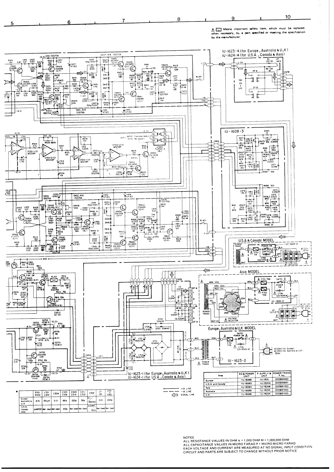 Denon PMA-520 Service Bulletin