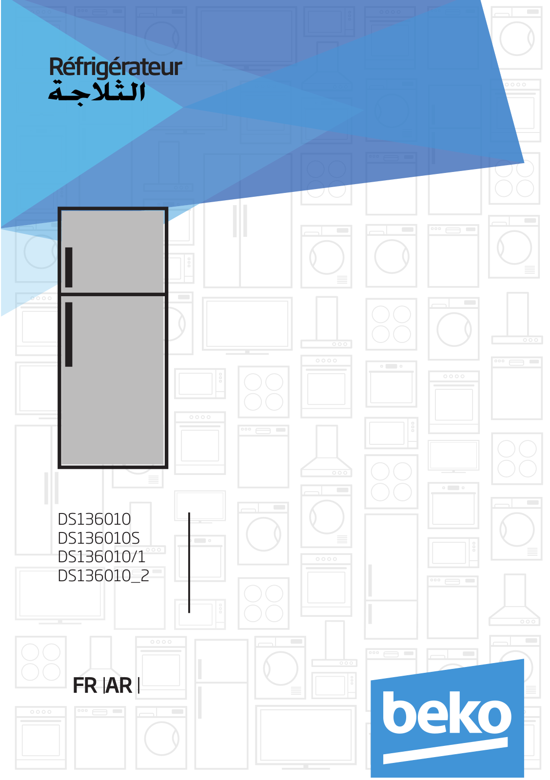 Beko DS136010, DS136010S, DS136010/1, DS136010_2 User manual