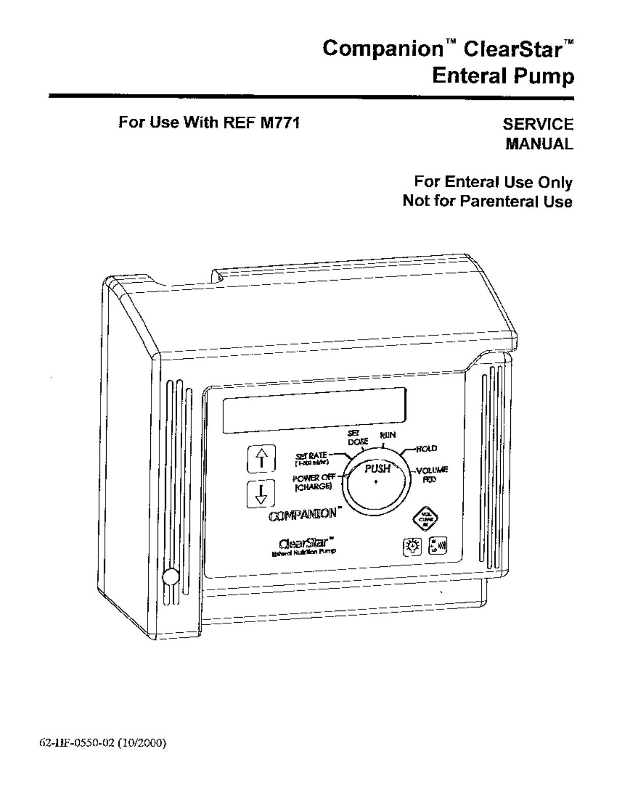 Abbott Companion Clearstar Service manual