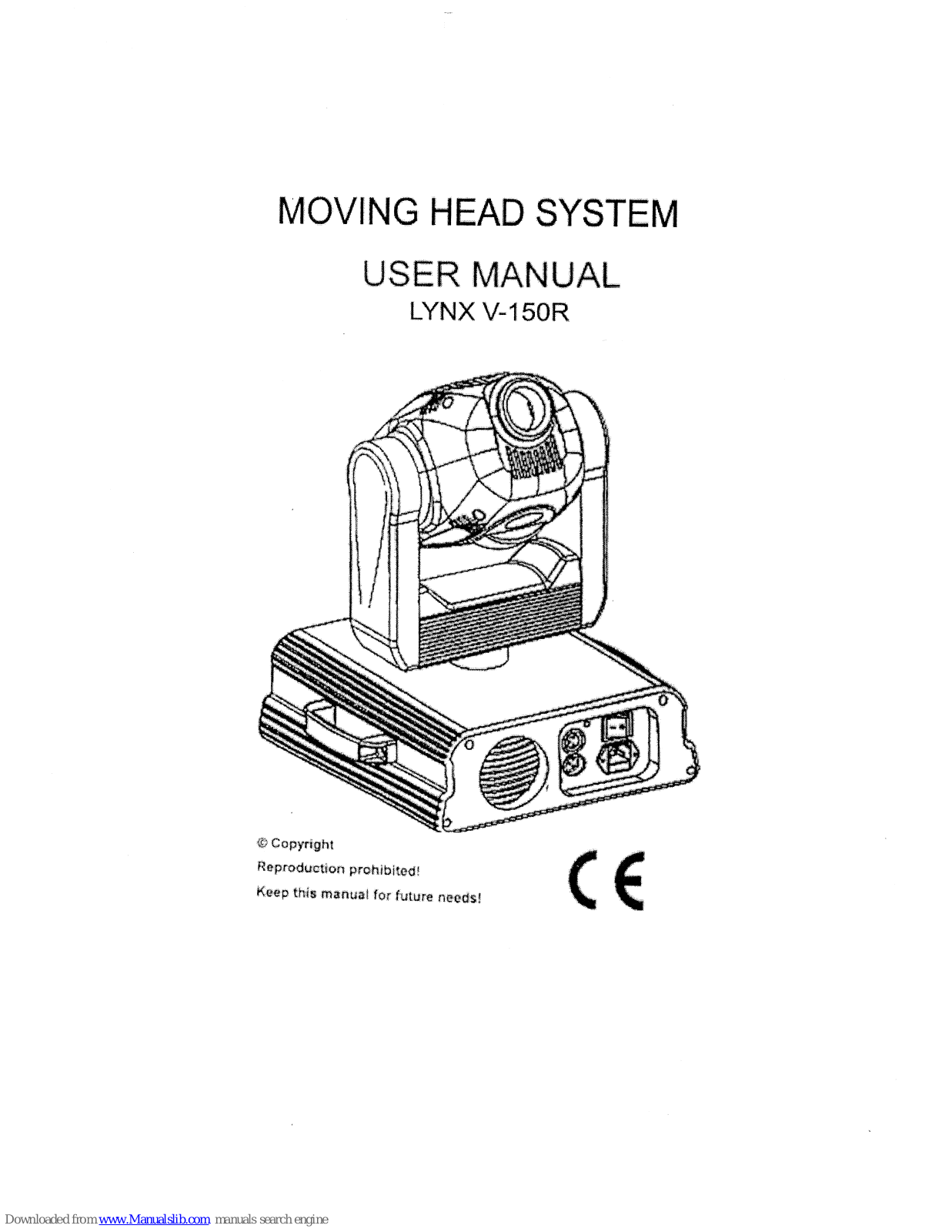 Lynx V-150R User Manual