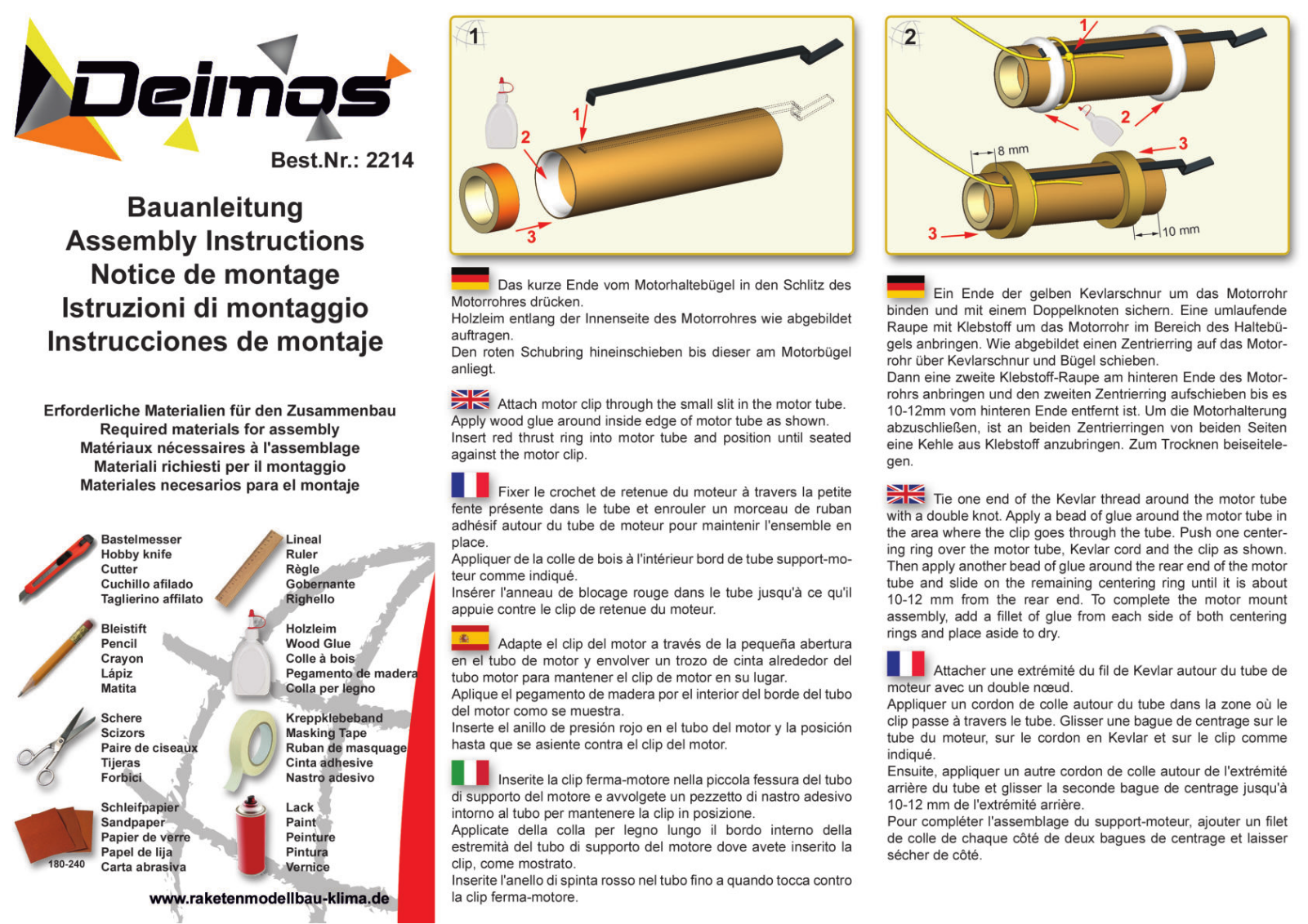 Klima Deimos, 2214 User guide - ManualMachine.com