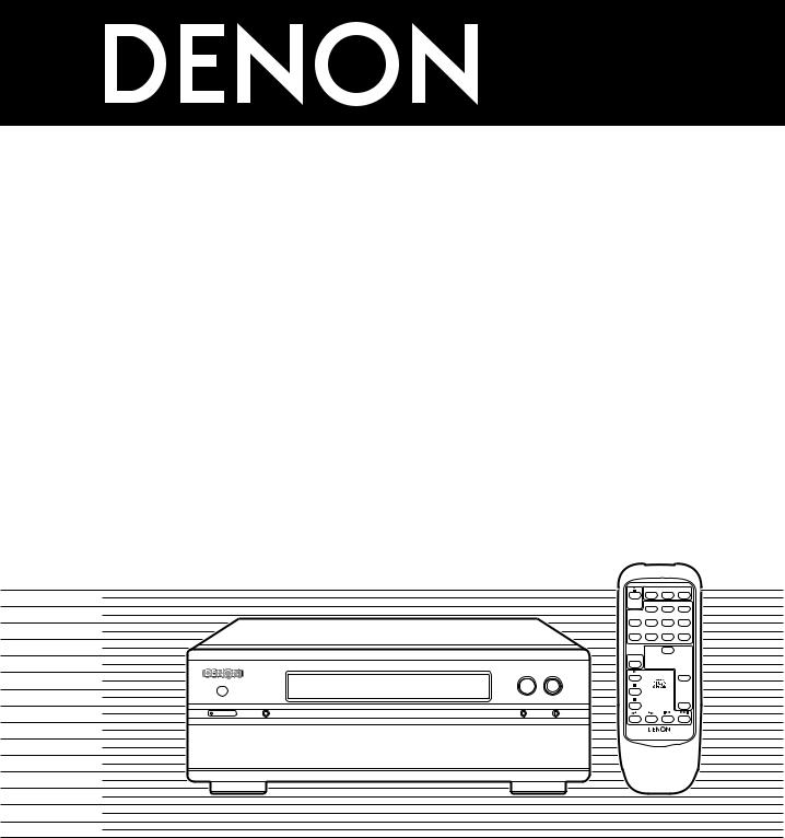 Denon DCD-201SA Owner's Manual