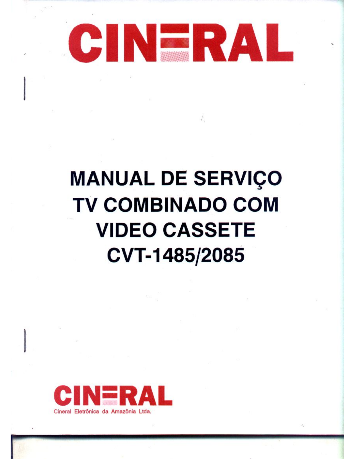 Cineral CTV-1485, CTV-2085 Schematic - ManualMachine.com