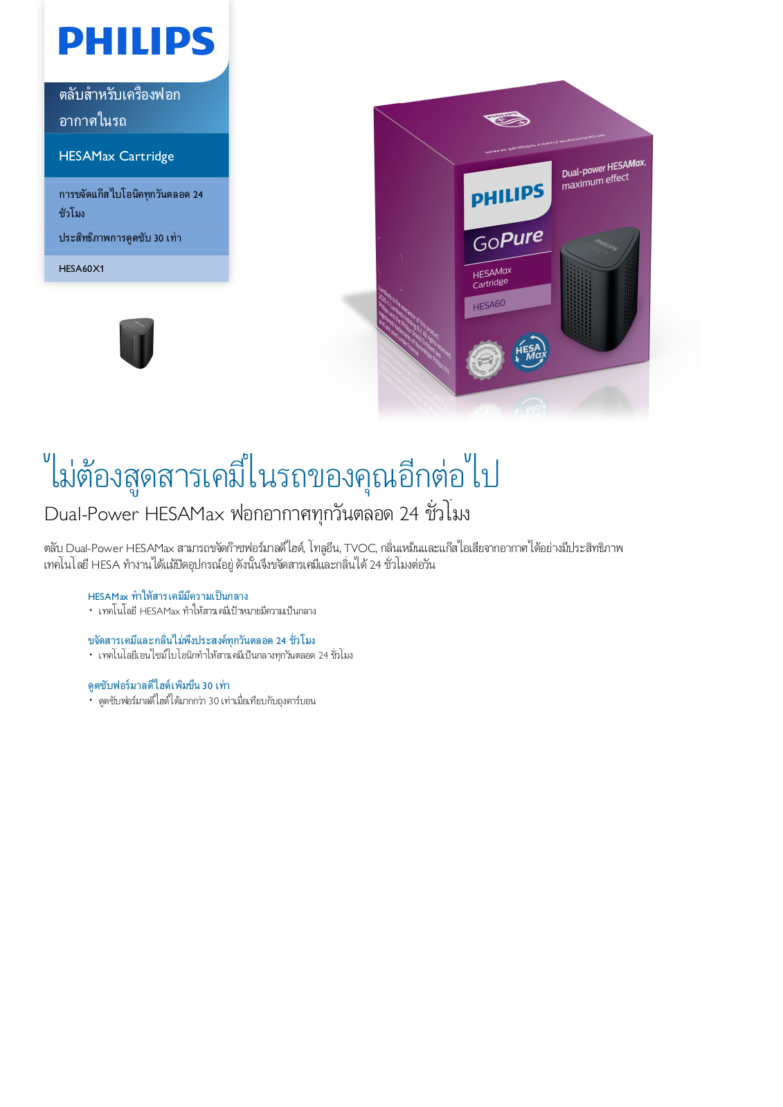 Philips HESA60X1 Leaflet - ManualMachine.com
