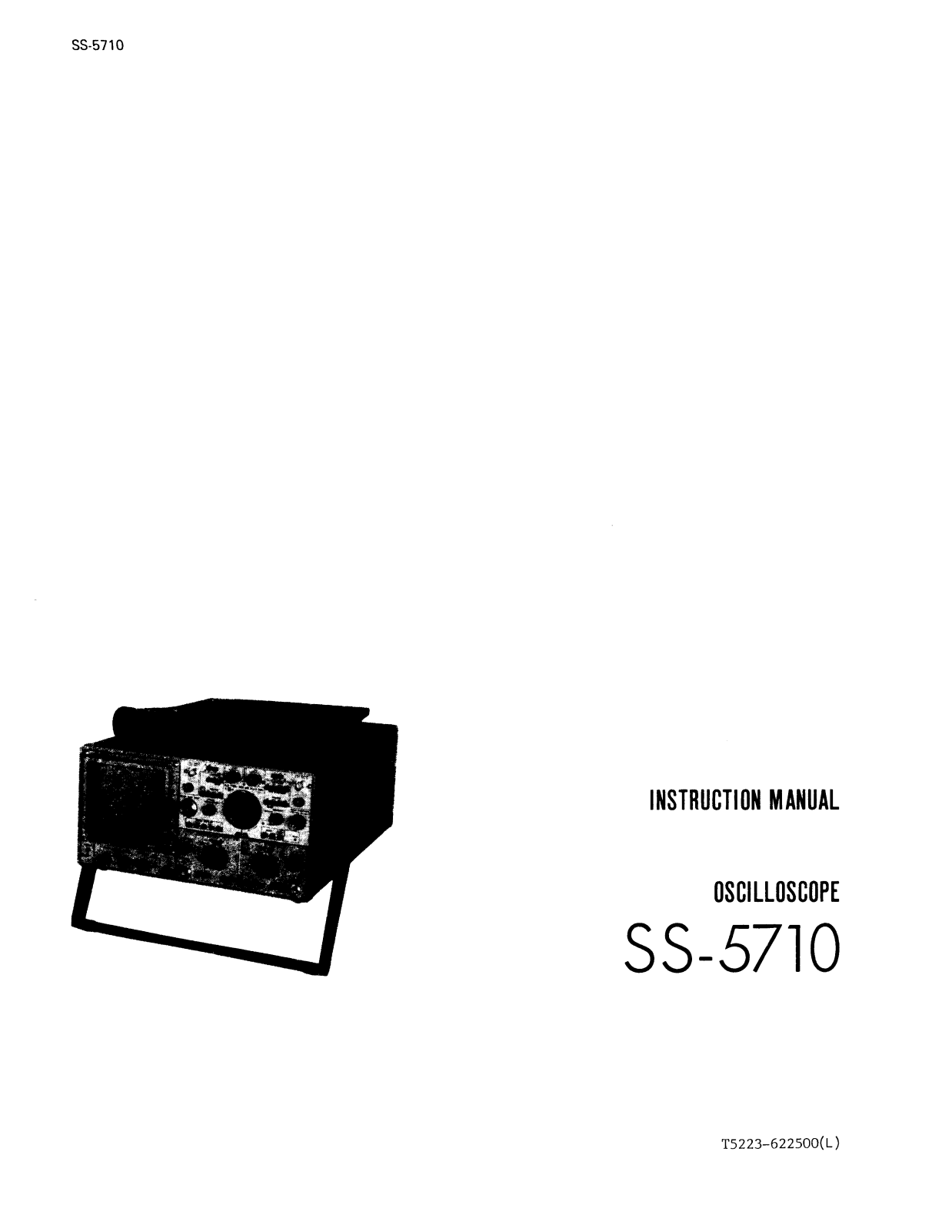 Iwatsu SS-5710 Service manual