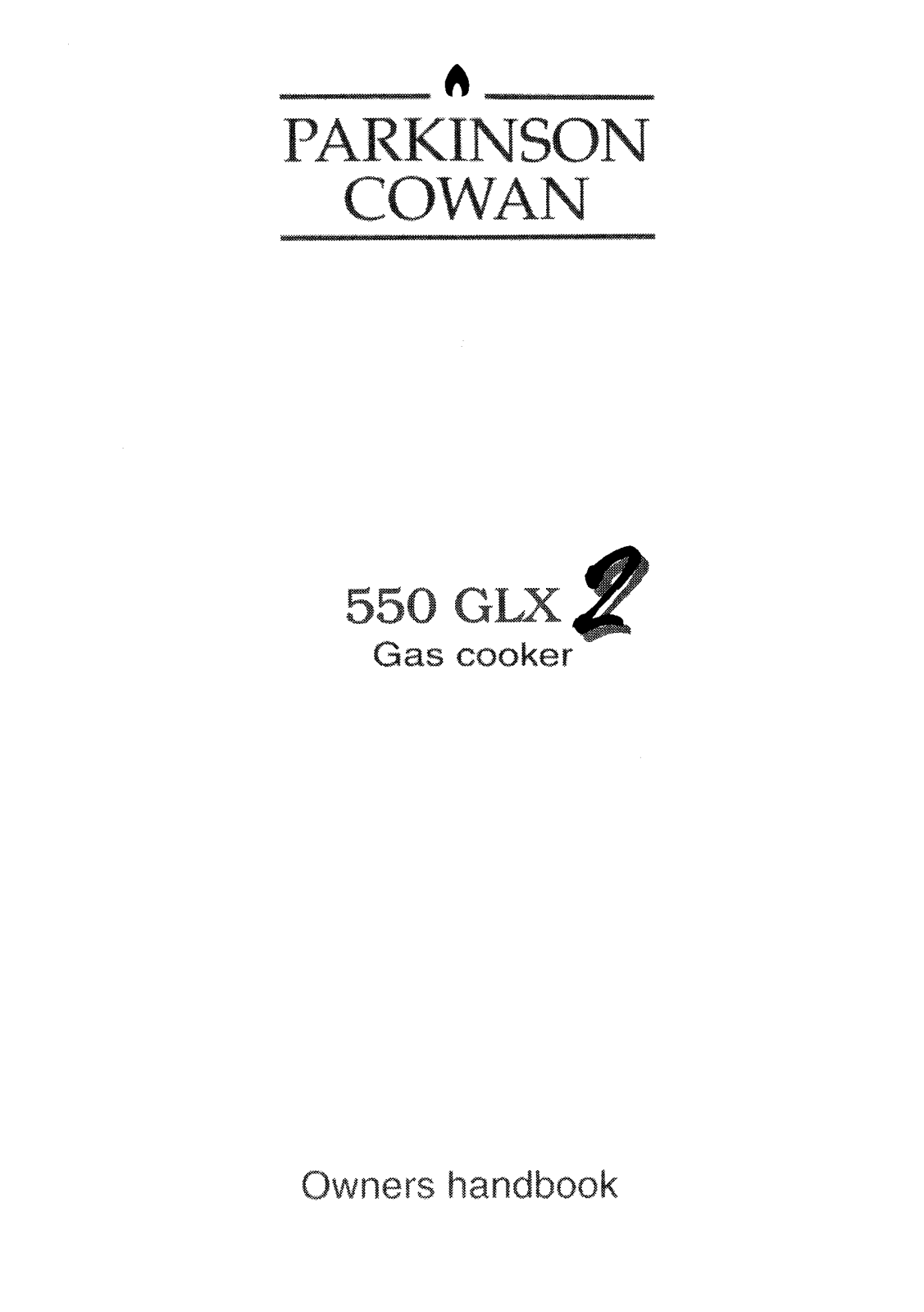 Parkinson Cowan COM550GLX User Manual