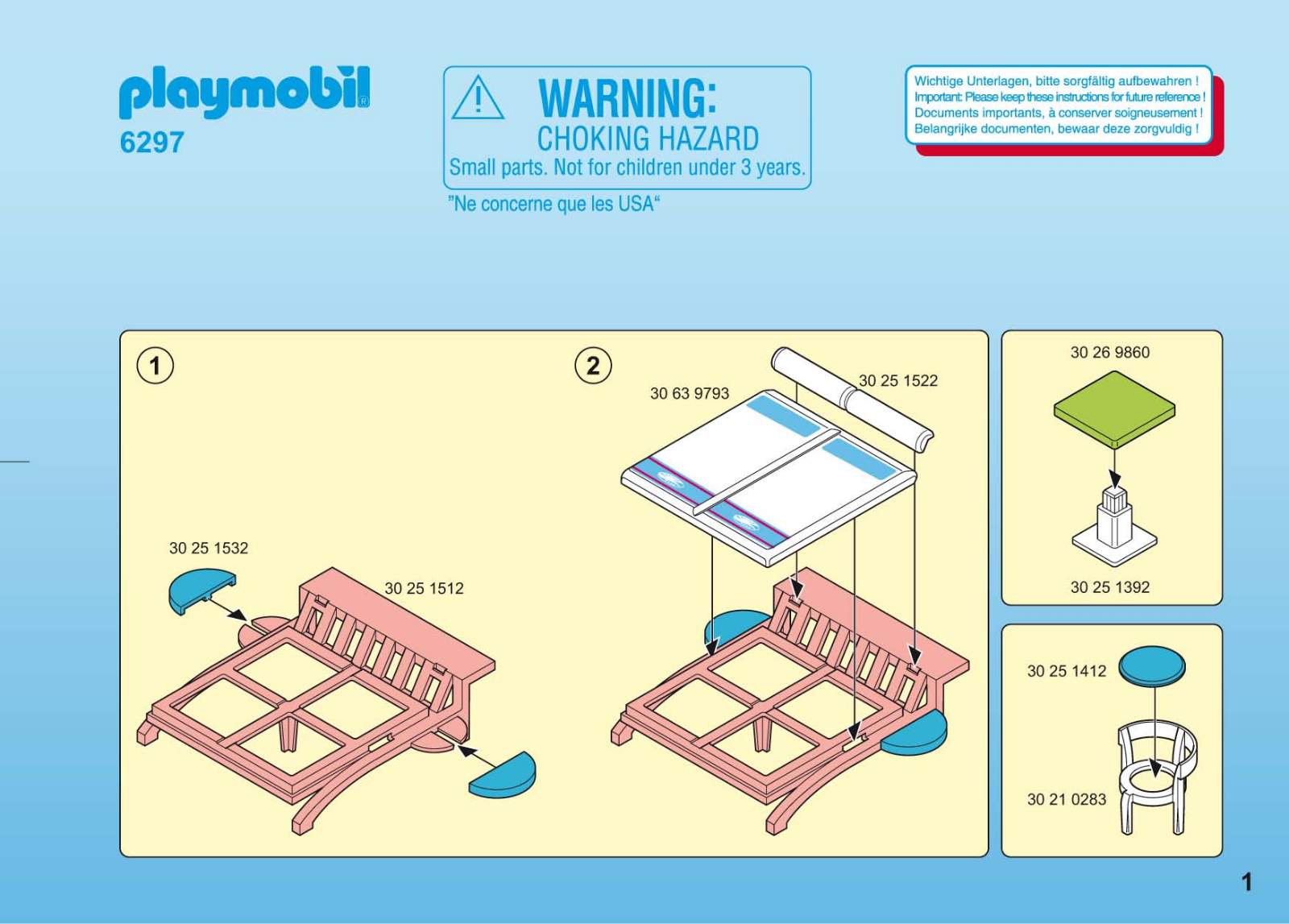 Playmobil 6297 Instructions