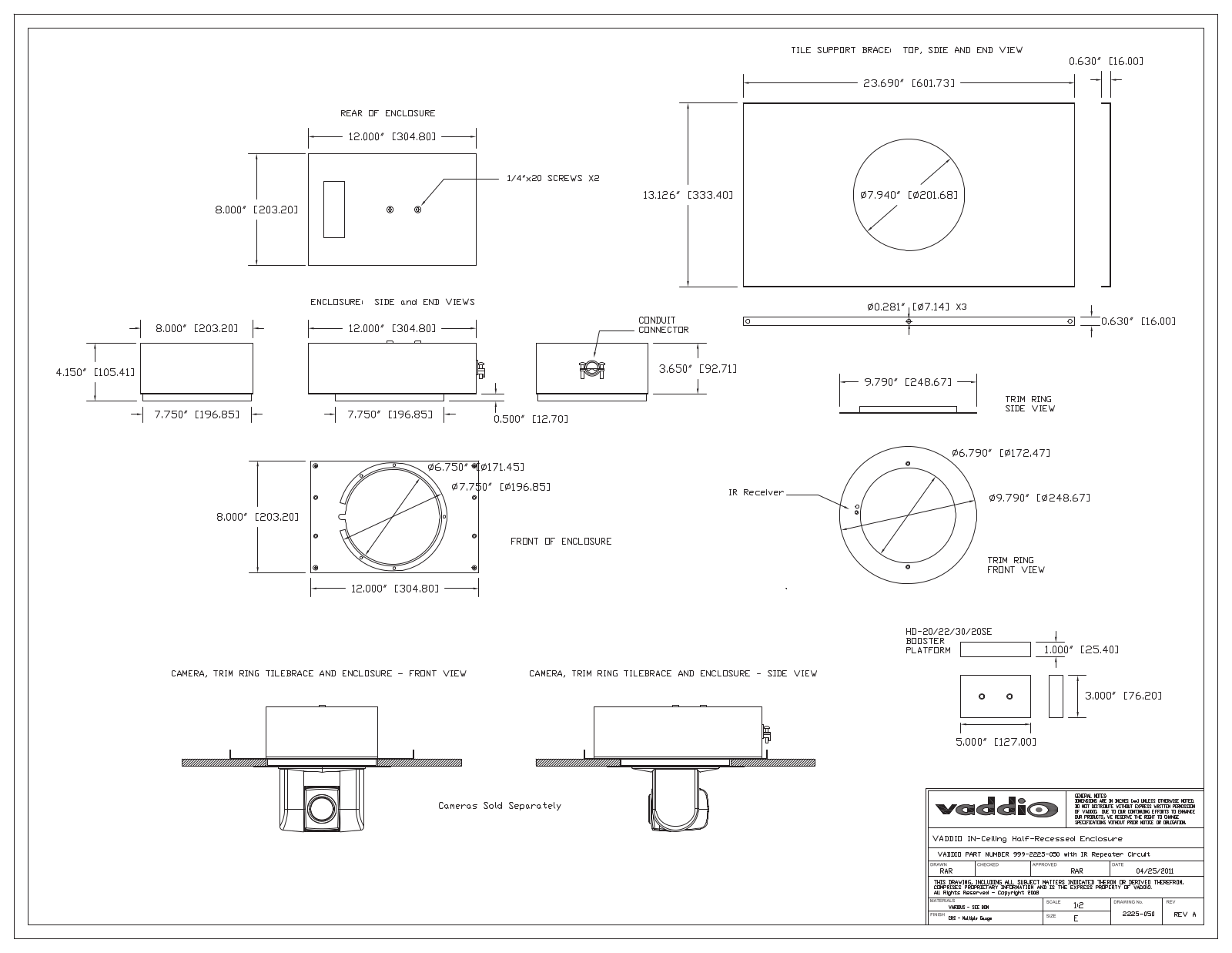 Vaddio 999-2225-050 Users Manual