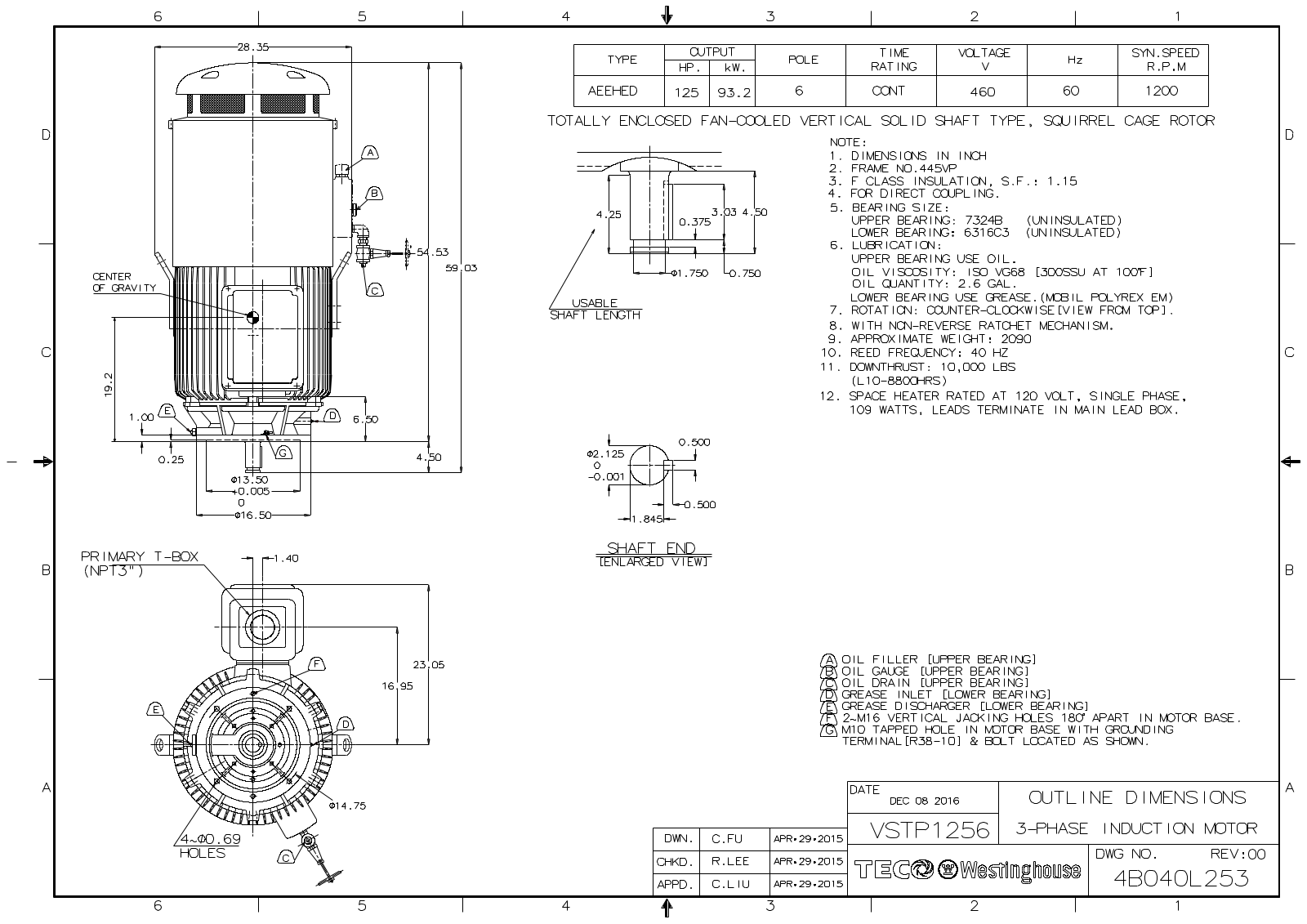Datasheet VSTP1256 Reference Drawing (Teco) - ManualMachine.com