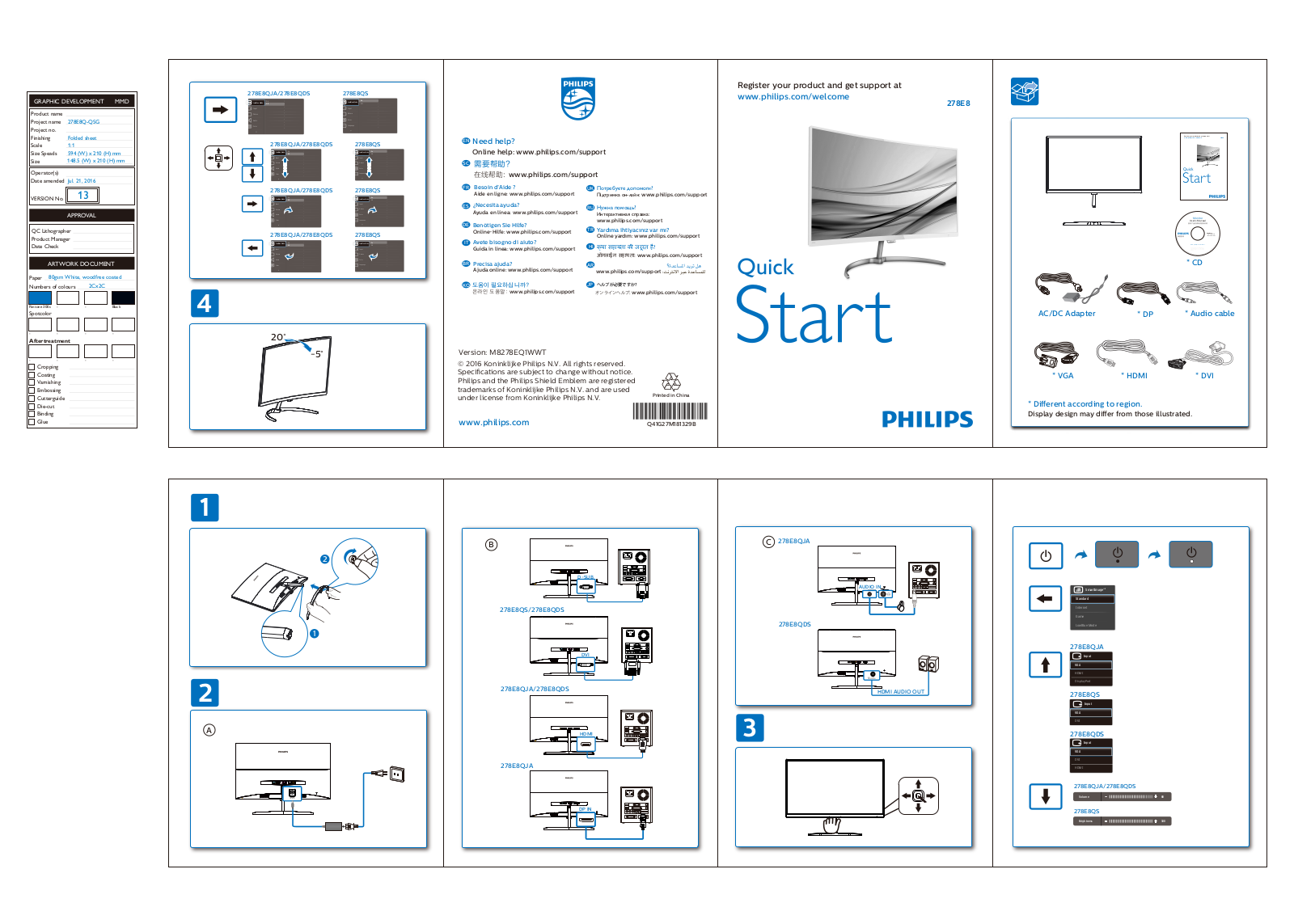 Philips 278E8QJAB, 278E8QDSW, 278E8 User Manual