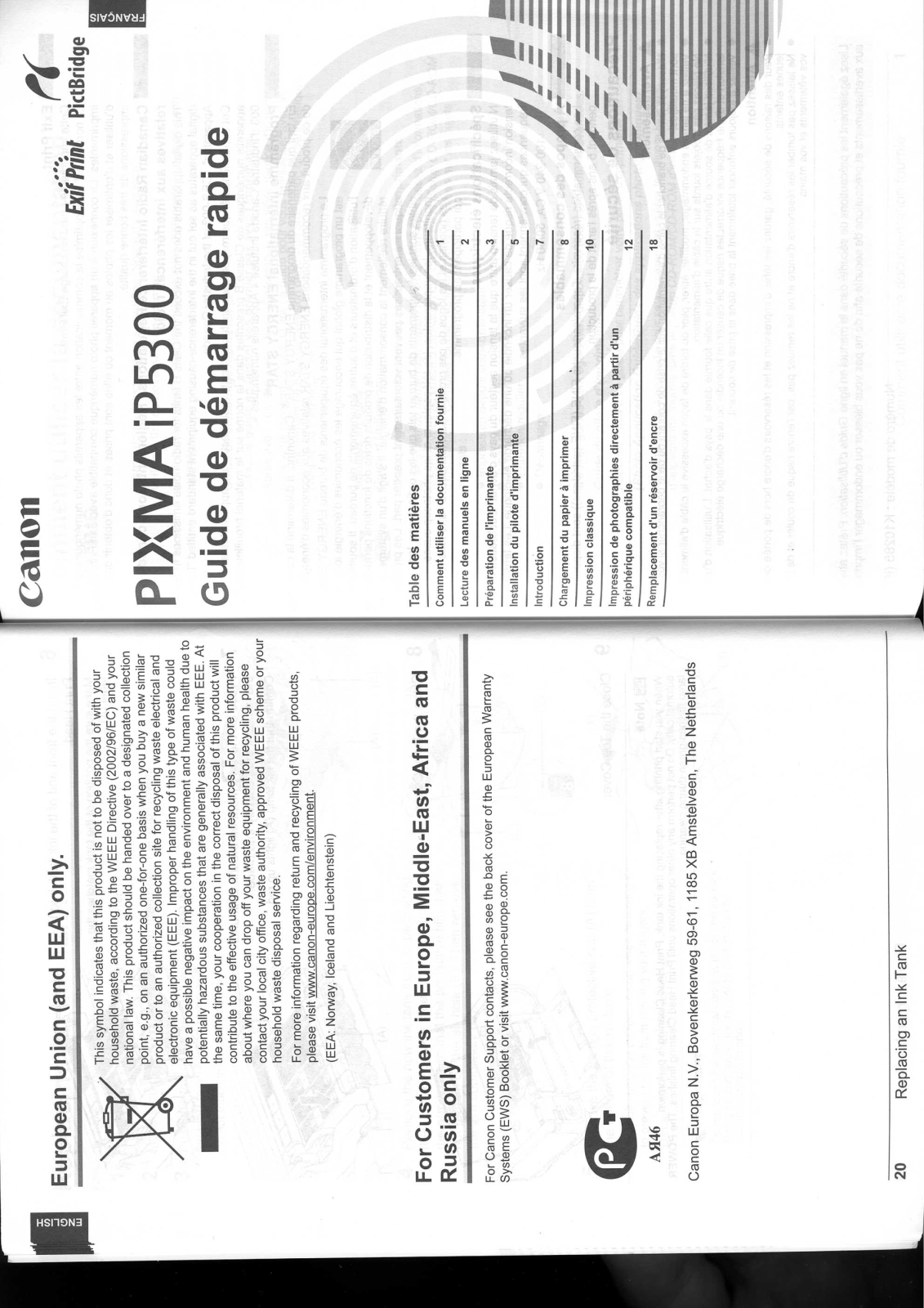 CANON IP5300 User Manual