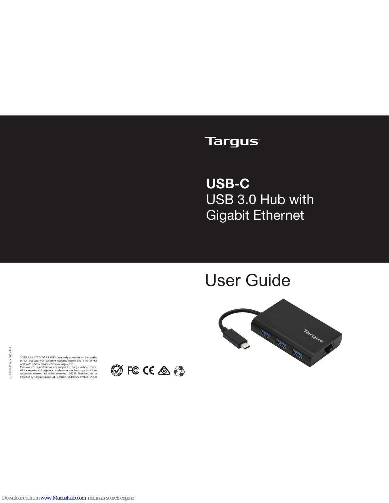 Targus USB-C User Manual