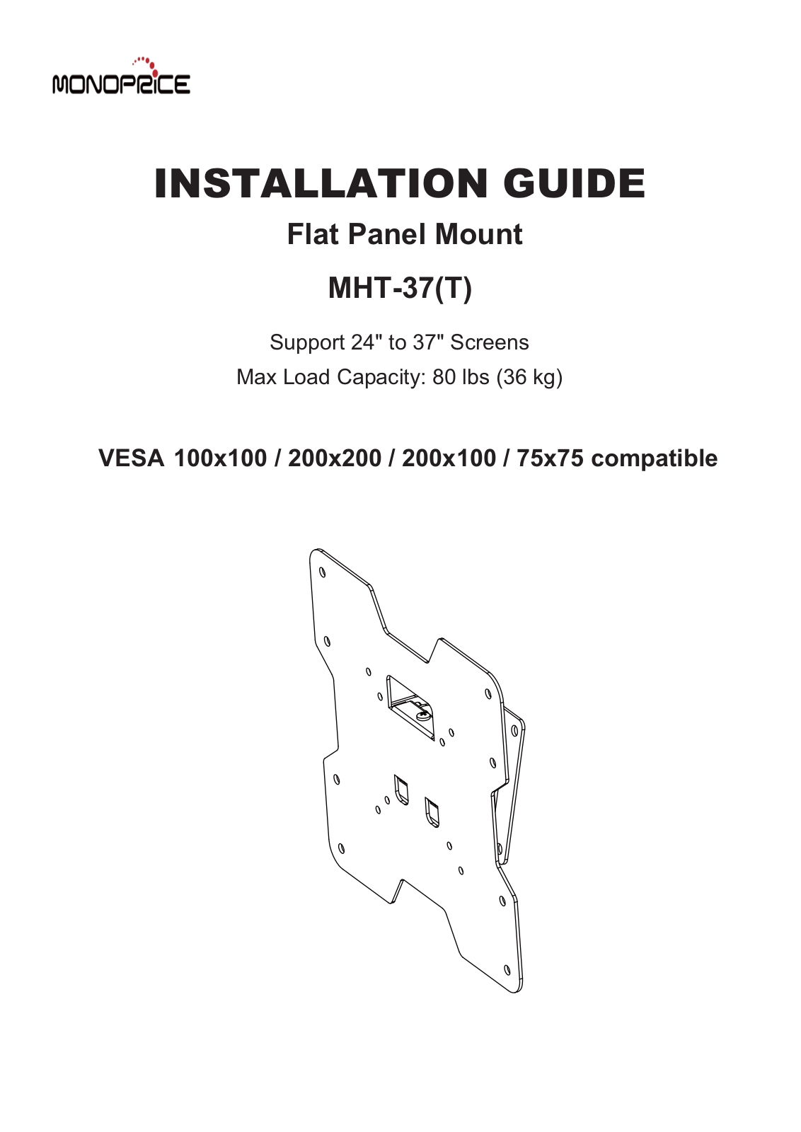 Monoprice MHT-37T User Manual