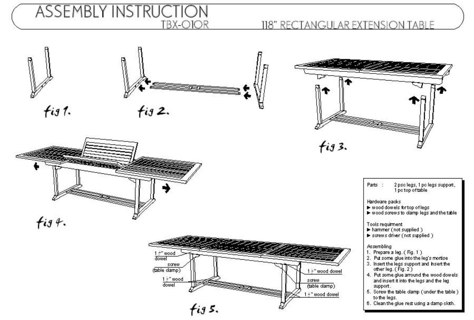 Anderson TBX010R Assembly Guide