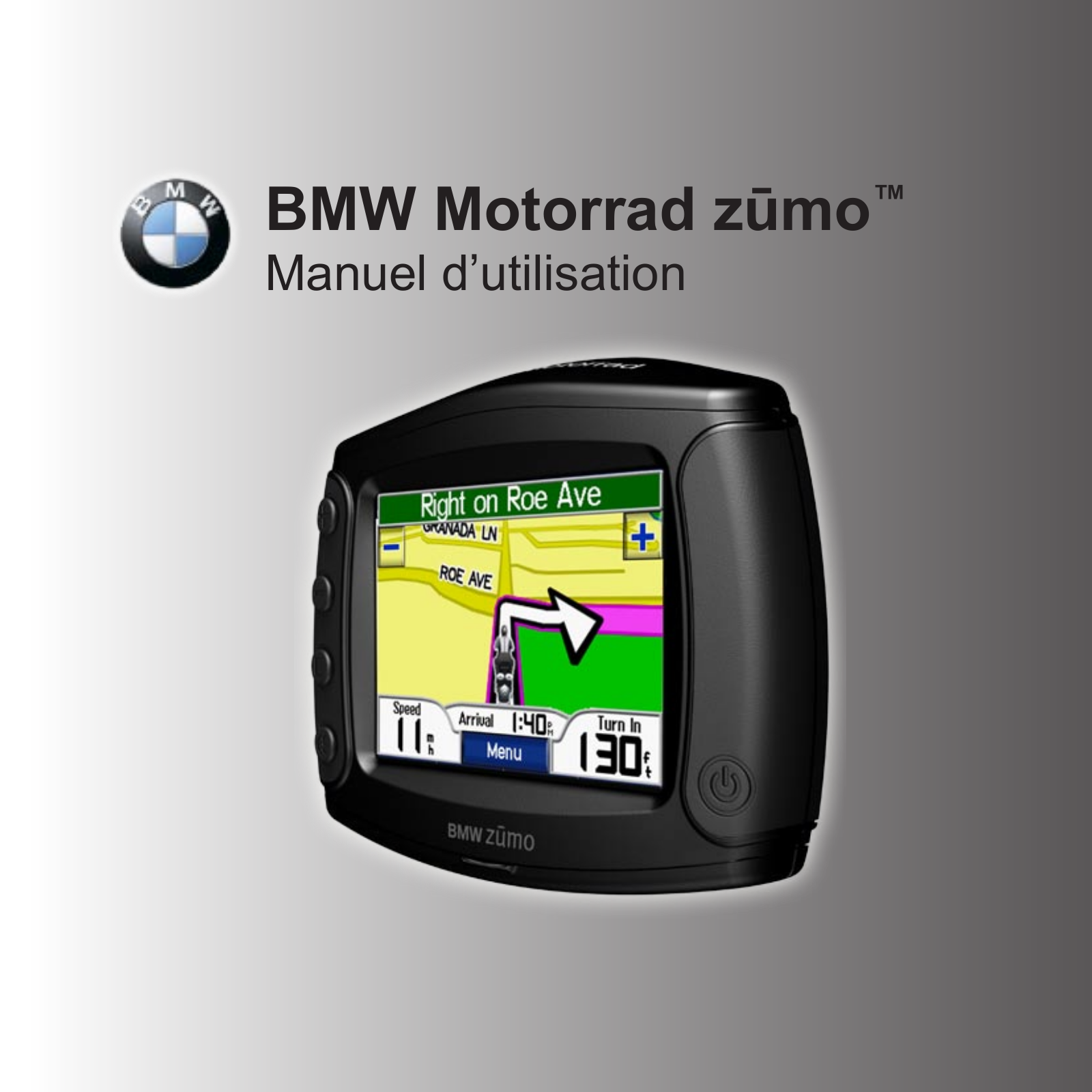 Garmin BMW Motorrad zumo User Manual