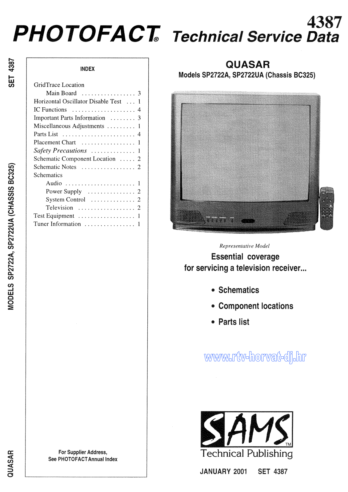 Panasonic SP2722A, SP2722UA Diagram