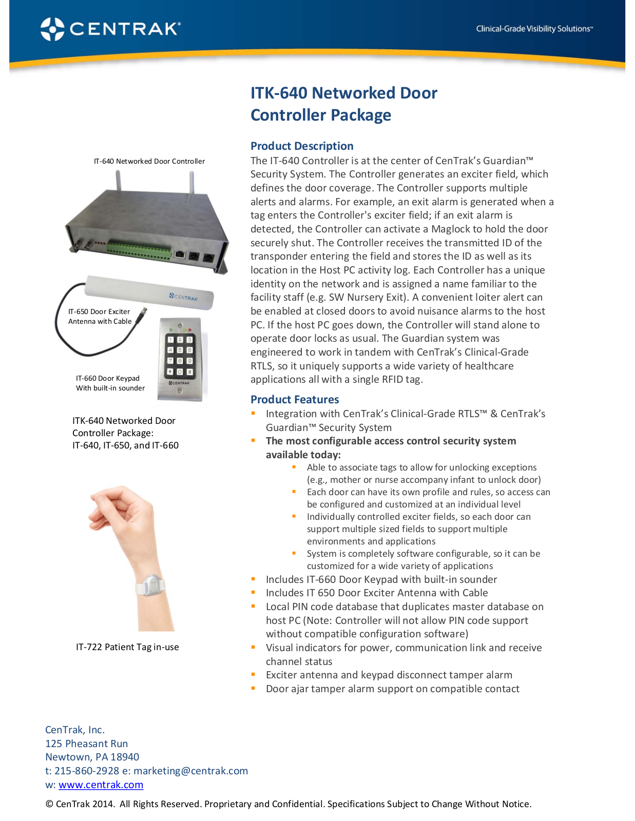 Centrak IT640 Users Manual