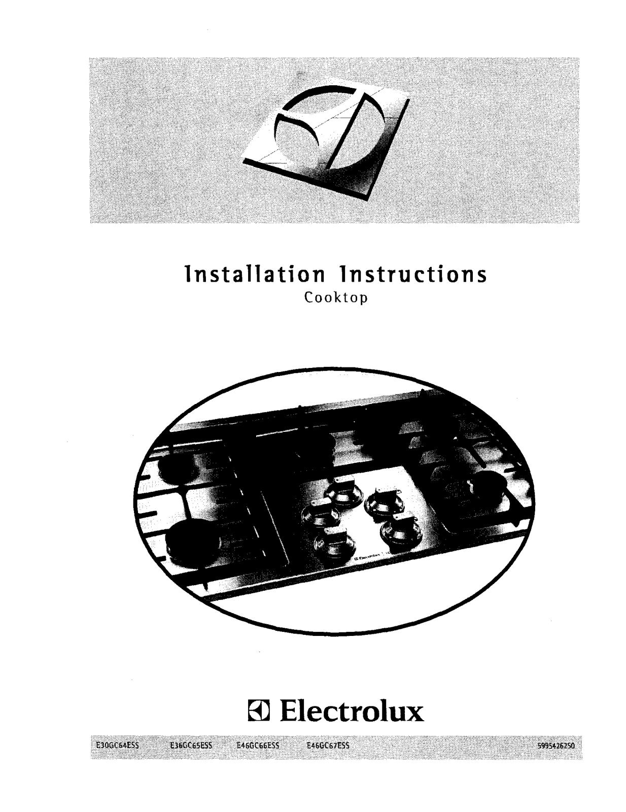 Electrolux E30GC64ESS, E36GC65ESS, E46GC66ESS, E46GC67ESS Installation Guide - ManualMachine.com